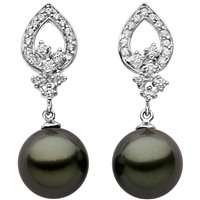 Orecchini Comete Donna in Oro bianco Perla 00.00 Ct ORP480 - ORP480